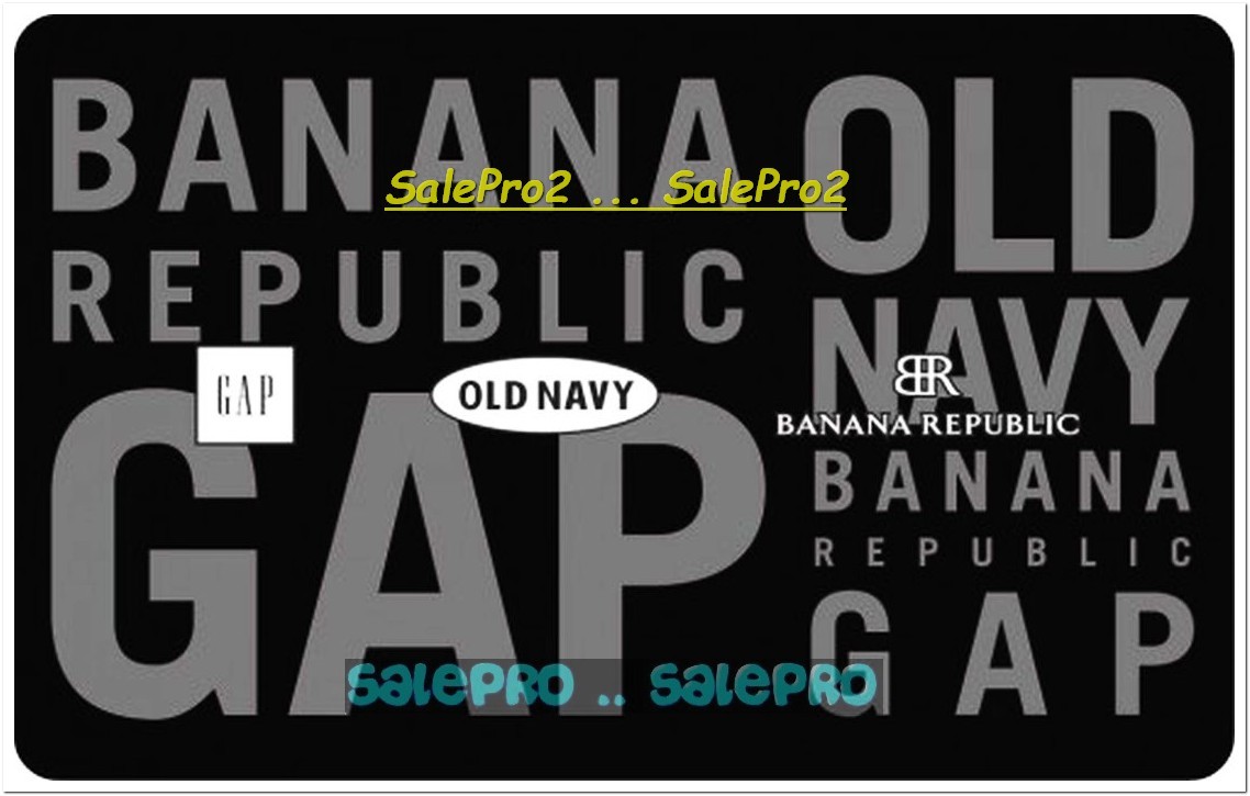 OLD NAVY GAP BANANA REPUBLIC FASHION ATHLETA LOCATION RARE COLLECTIBLE GIFT CARD
