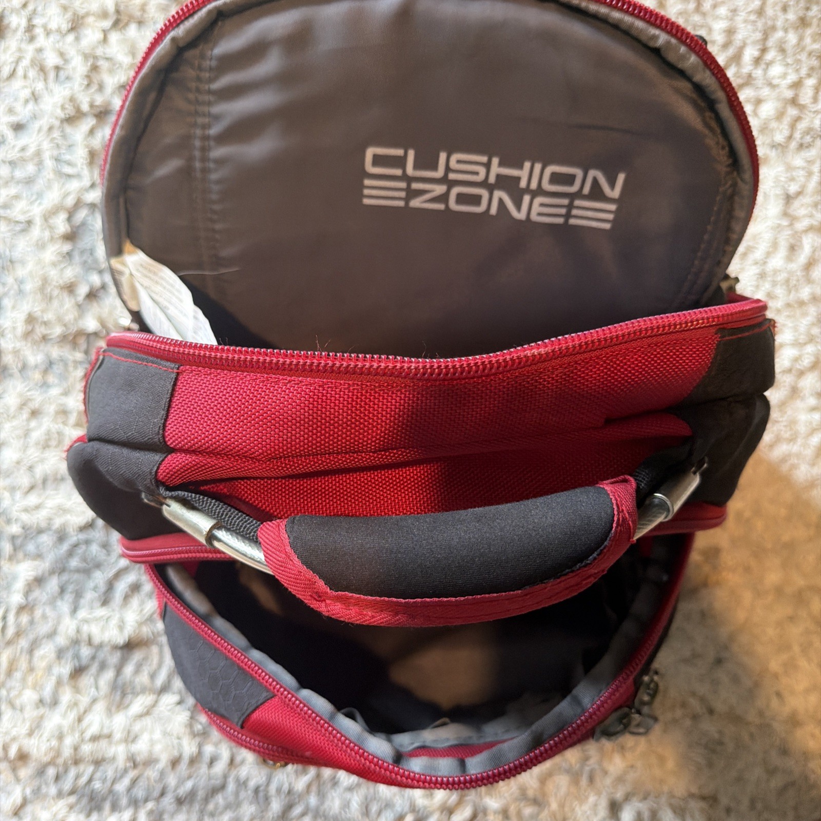 HIGH SIERRA Elite Hiking Backpack Airflow System Gray & Red