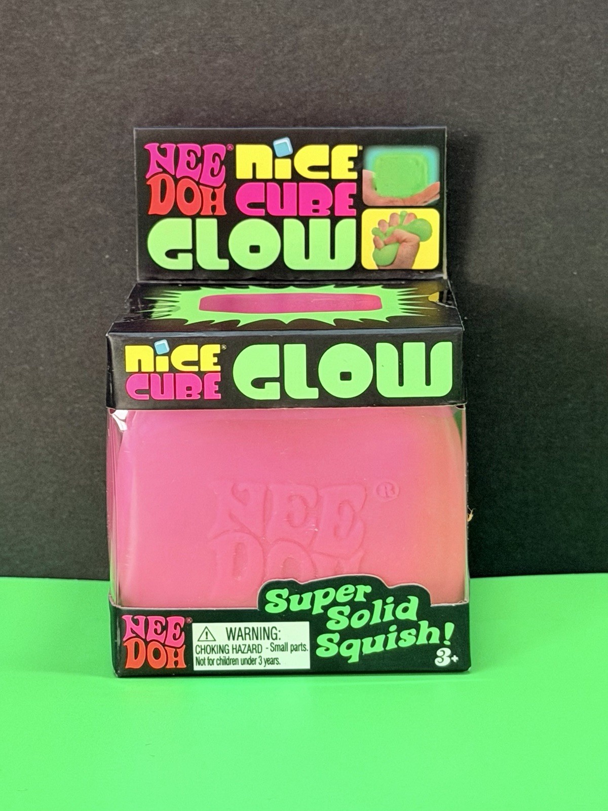 Viral NeeDoh Nice Cube Glow, New & Sealed, Fast Shipping!