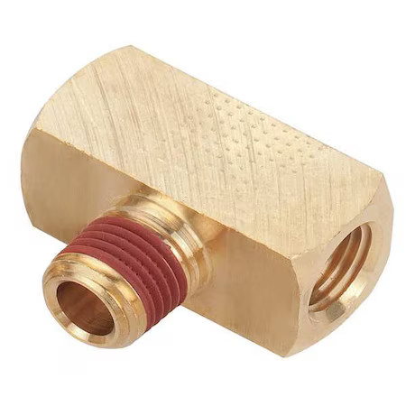 Parker Vs2224p-6 Branch Tee Brass Branch Tee, 3/8 In Female Npt X 3/8 In Female