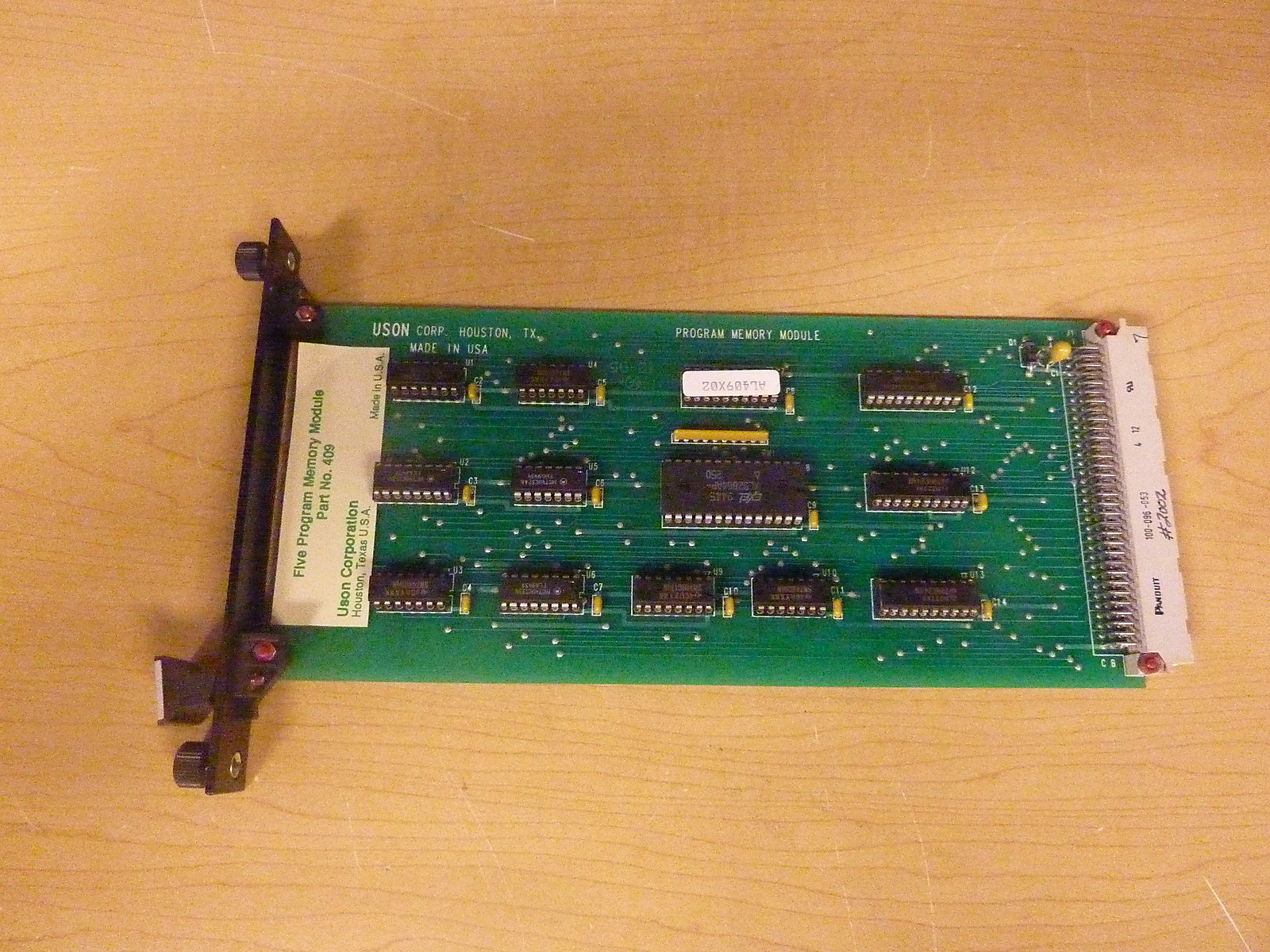 USON Series 4000 LTX Tester AL409X02 Five Program Memory Module 409 (14071)