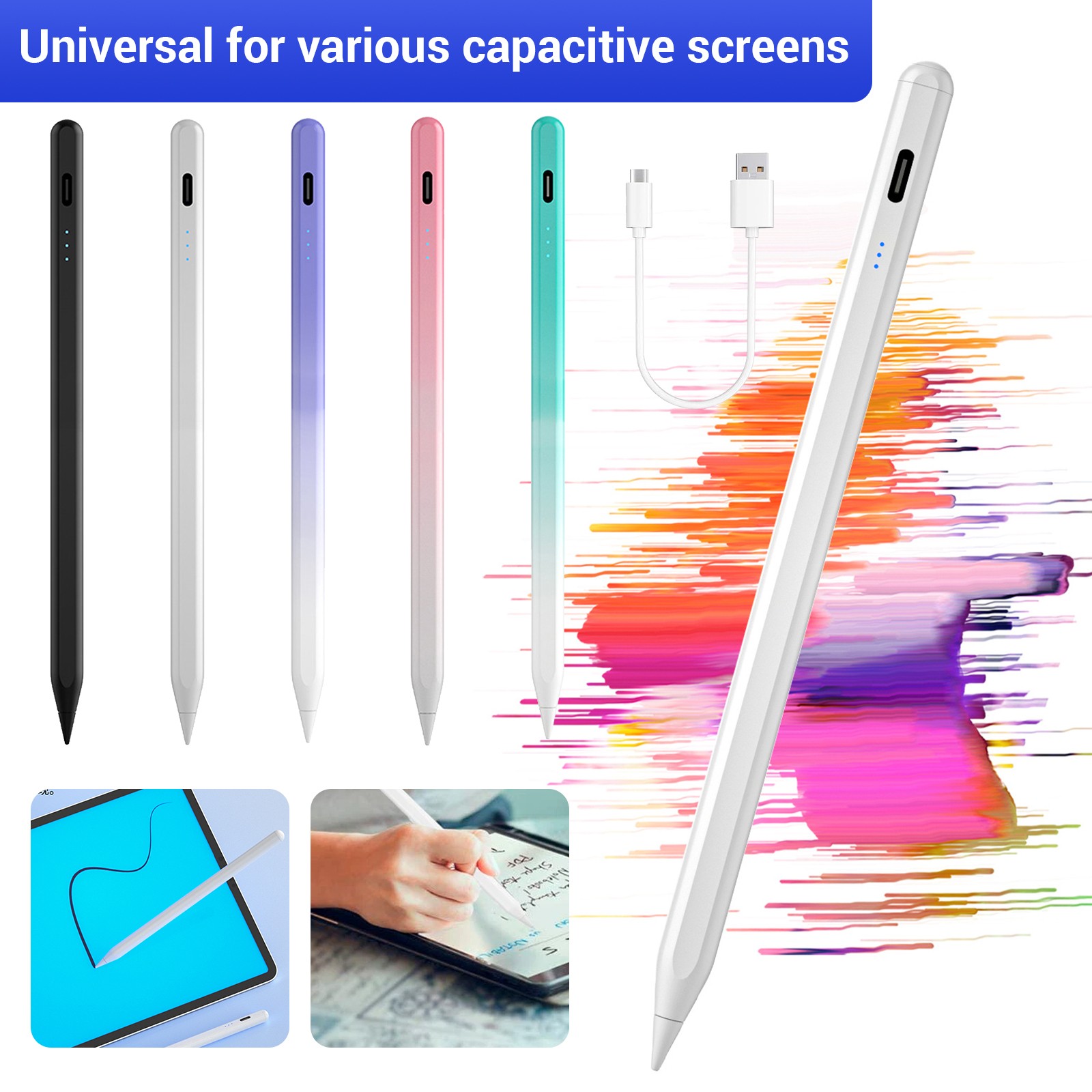 Stylus Pencil For Apple iPad 10/9/8/7/6th Gen Air 5/4/3 M2 M3 iPad Pro 2018-2025