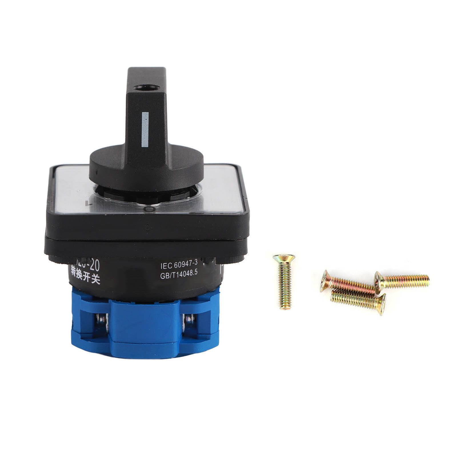 AC 660V 20A 2‑Position Locking Type Changeover Selector Control Switch