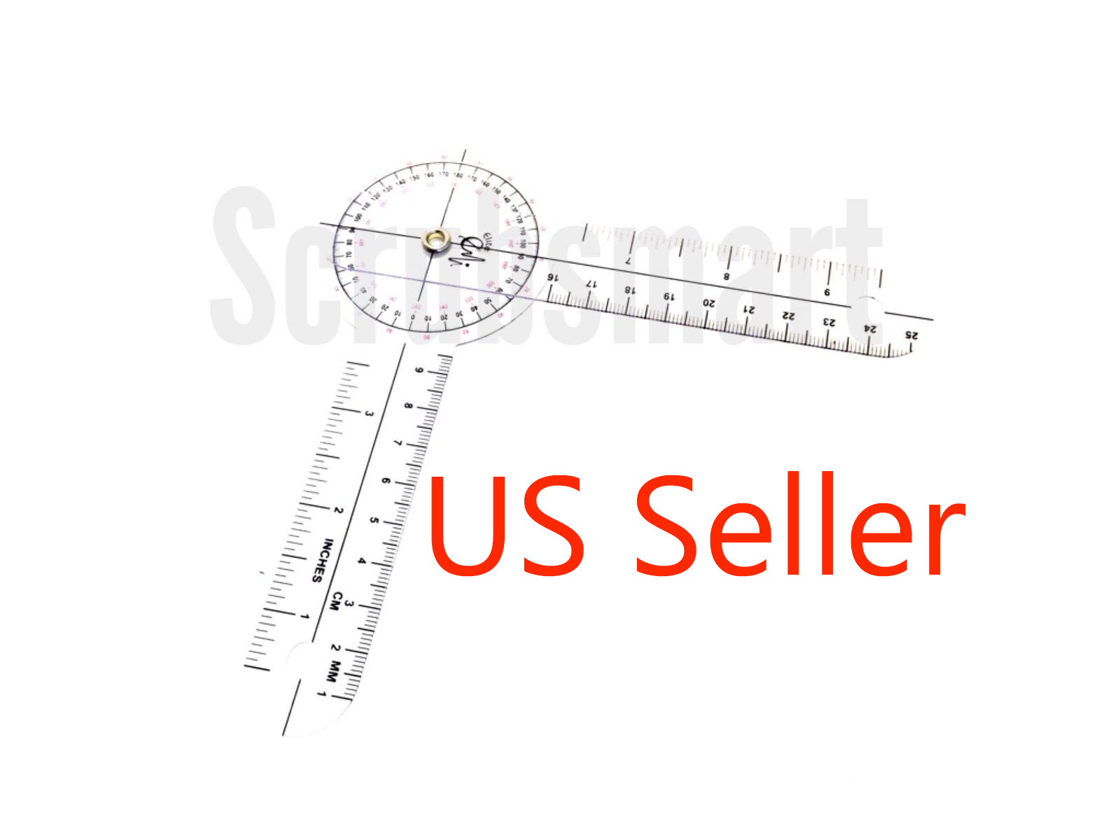 US Seller FAST Shipping 6 inch Round Protractor Quality Goniometer Pocket