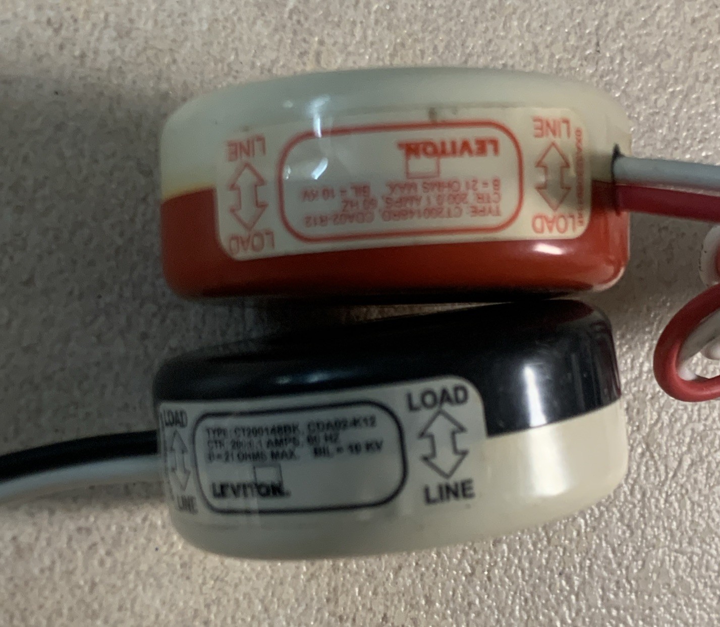 Leviton 6S201-B02 Solid State Electronic Kilowatt Hour Meter (NEW Missing Parts)