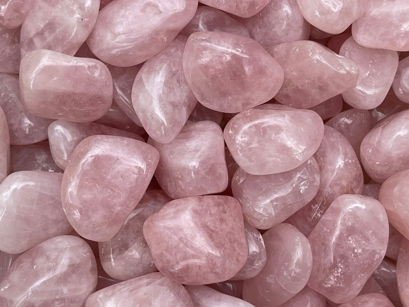 Rose Quartz Pebble, 1.25-2 Inch Large Tumbled Rose Quartz Stones, Wholesale Bulk