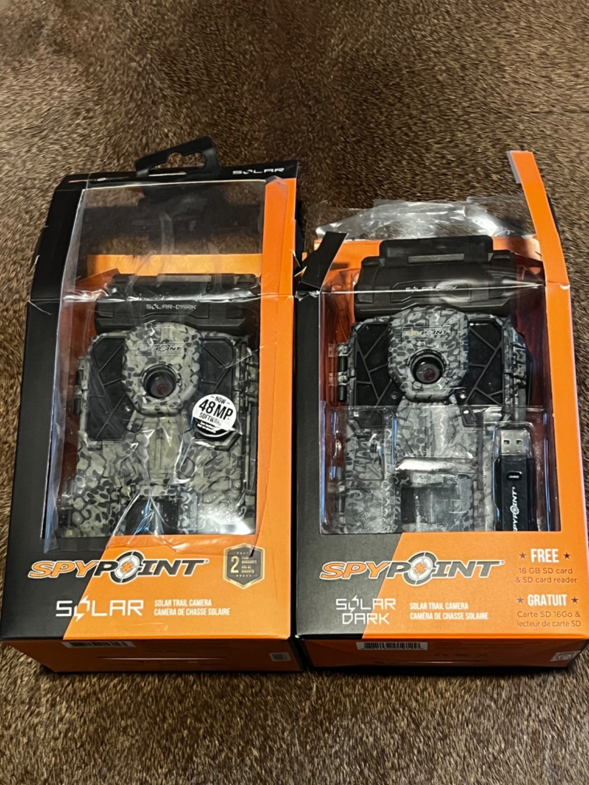 SPYPOINT FORCE-PRO-S NON-CELLULAR Trail Camera Solar Powered HD Hunting Camera