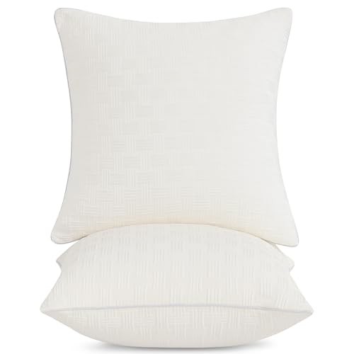 20x20 Pillow Inserts Set of 2 - Soft and Fluffy Square 20x20 Inch (Pack of 2)