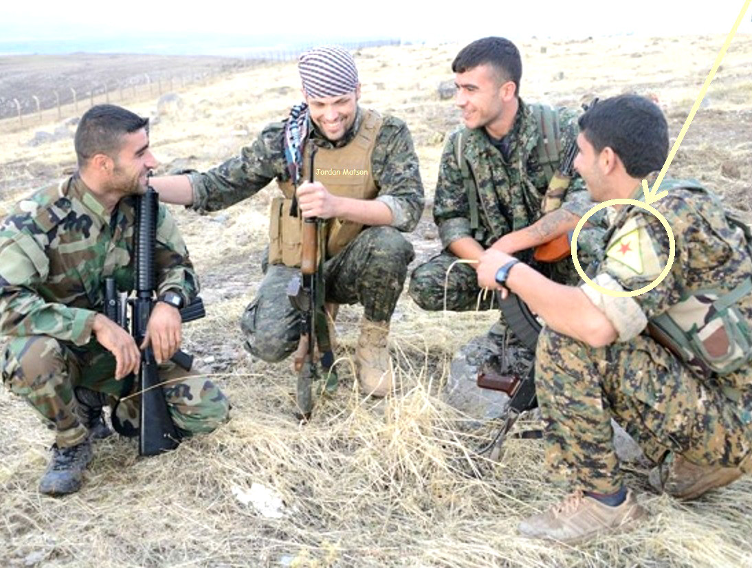 Iraq-Syria Kurdish Anti-Isis Lions of Rojava PESHMERGA پێشمەرگە velkrö SSI: YPG
