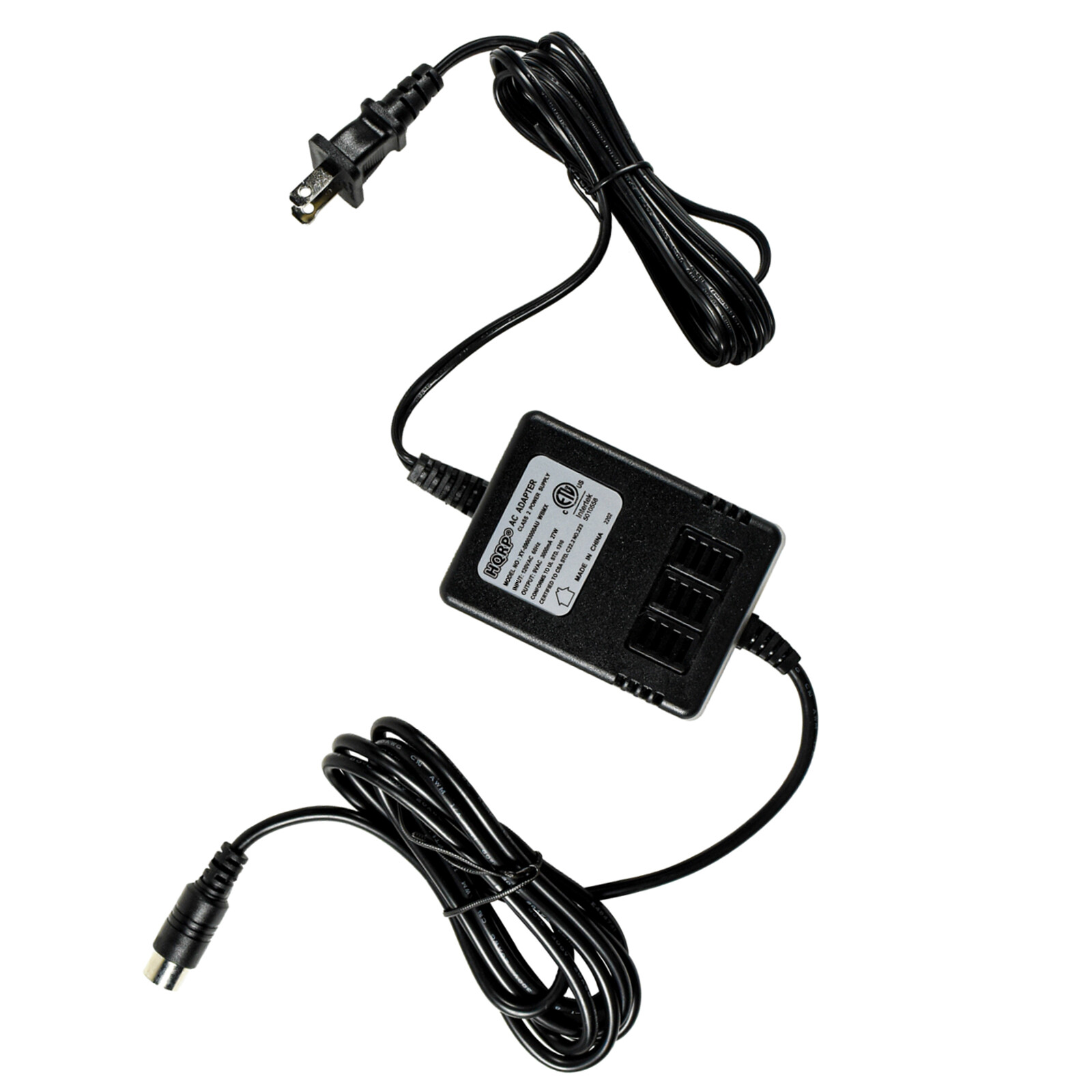 AC Adapter for RSP Intelliverb 24 bit Virtual Room Processor 413-1000 4-PIN DIN