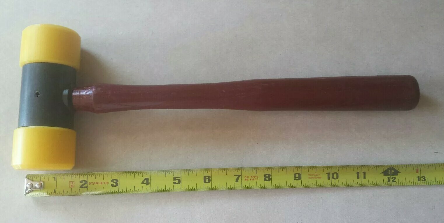 Bearcat RT-37 Non-Marring Replaceable Tip Hammer, 24 oz.