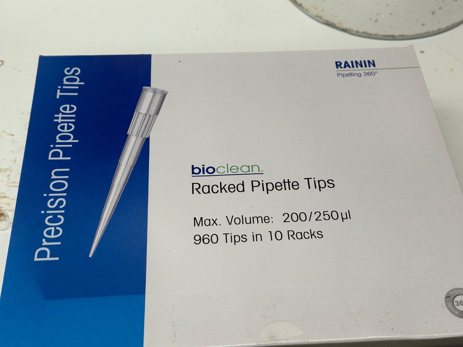 Rainin BioClean RT-200F 200µL Filter Pipette Tips 960 Tips Open Box Sealed Racks