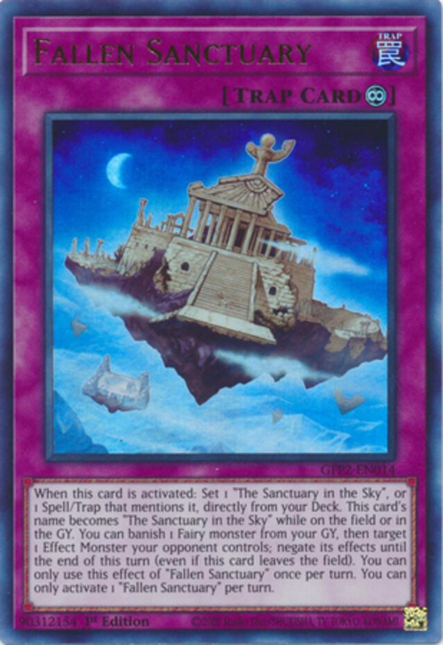 1x (NM) Fallen Sanctuary - GFP2-EN014 - Ultra Rare - 1st Edition  YuGiOh