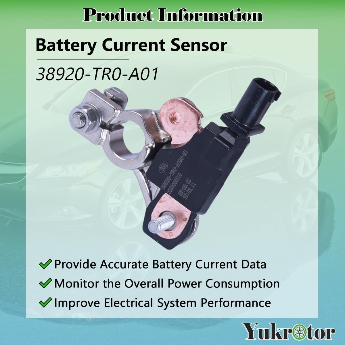 38920-TR0-A02 Battery Current Sensor Compatible with 2012 2013 2014 2015...