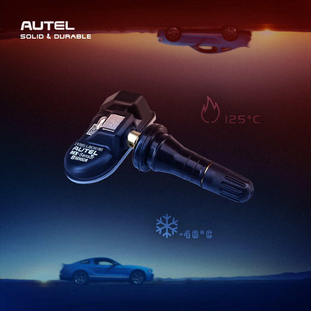 Autel TPMS MX-Sensor 315MHz & 433MHz Programmable Universal Tire Pressure Rubber