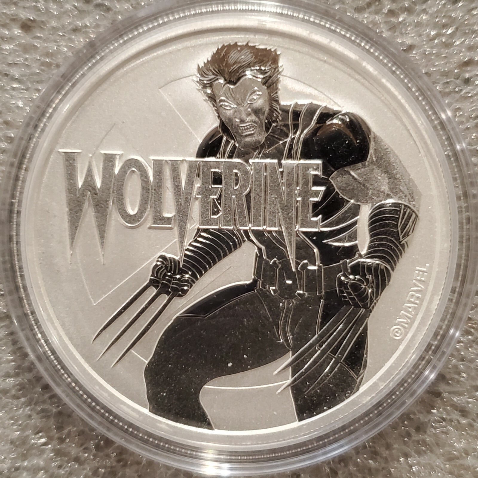 Wolverine 1 oz .9999 Silver Marvel Series $1 Coin Avengers Hero in Capsule NEW!