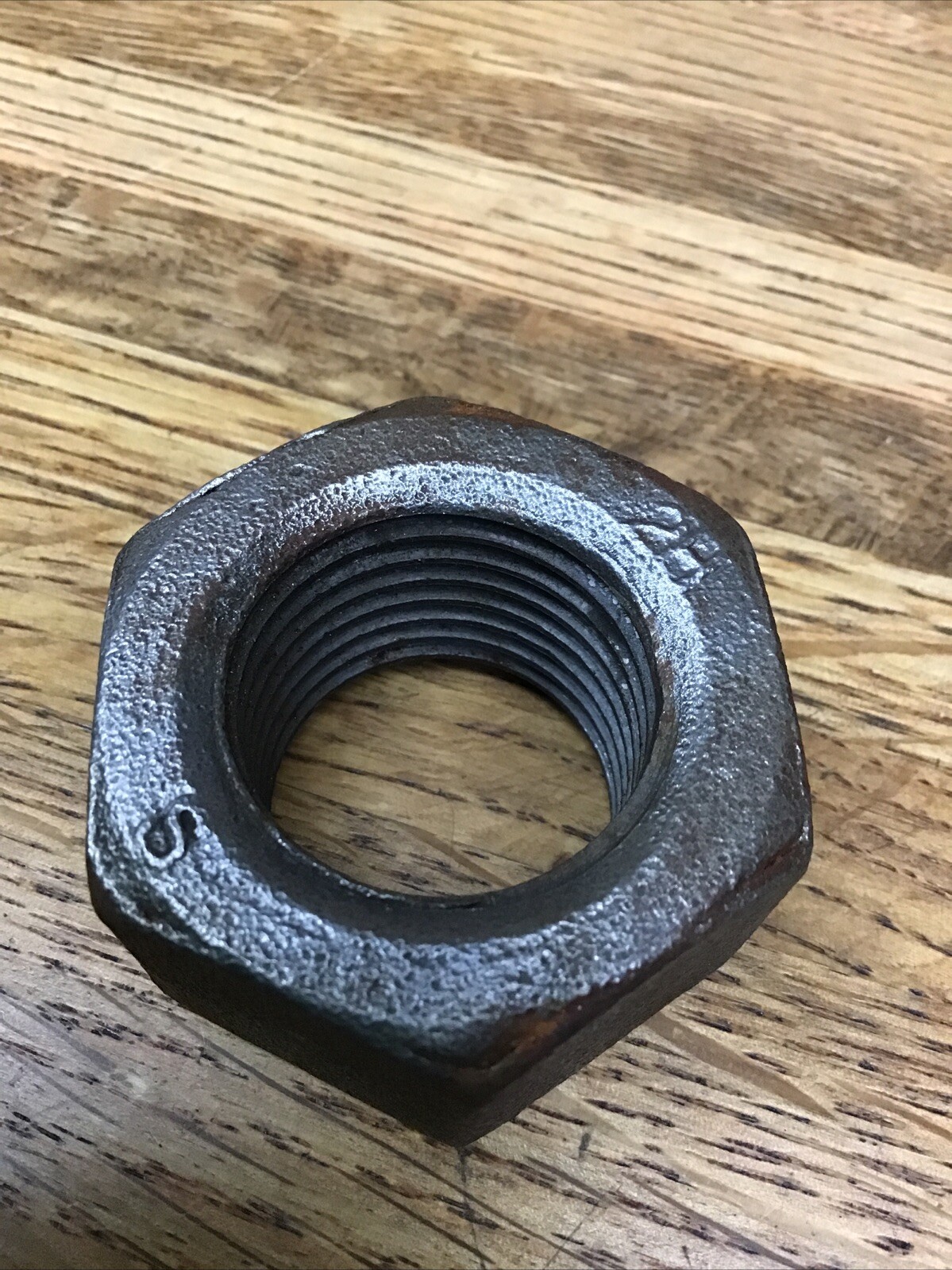 1-1/4"-8 Grade 2H Heavy Hex Nut Steel Hardened Plain (A Bit Rusty)