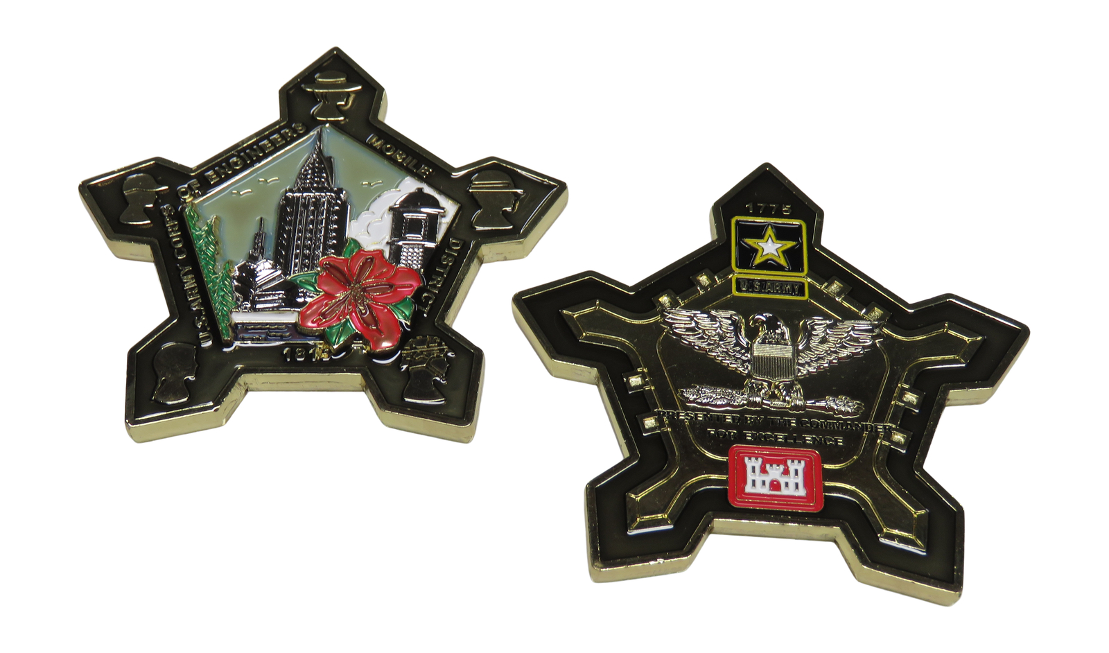 U.S. Army Corps of Engineers Challenge Coin