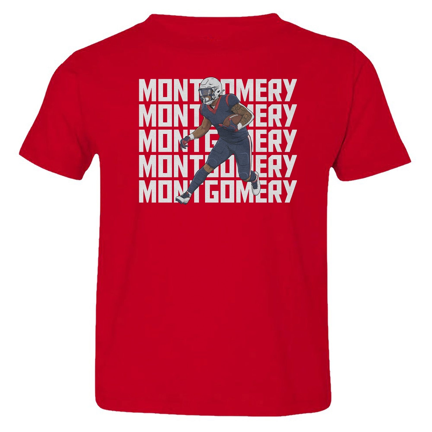 Montgomery Inspired Stacked Graphic - Houston Fans Toddler T-Shirt