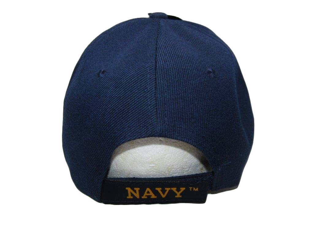 US Navy Veteran Emblem Letters On Bill Crest Shadow Blue Embroidered Cap Hat