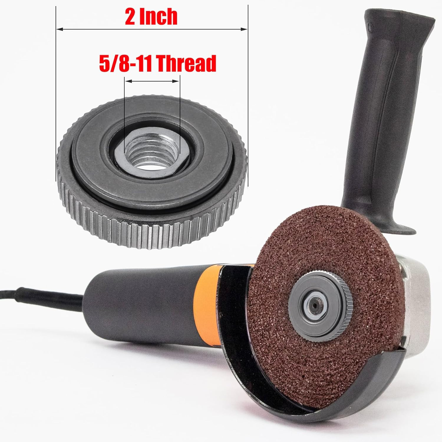 5/8"-11 Grinder Nut, Quick Release Angle Grinder Flange Nut 5/8-11 Grinder Locki