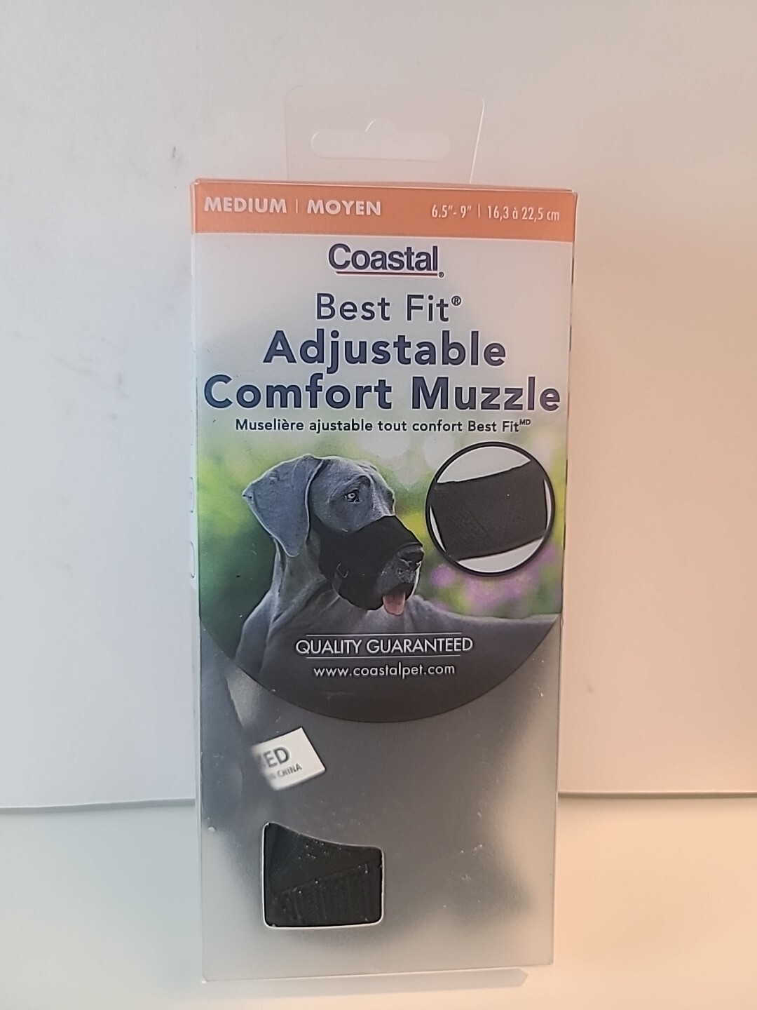Coastal Best Fit Comfort Dog Muzzle Size Medium M Dogs Adjustable Breathable