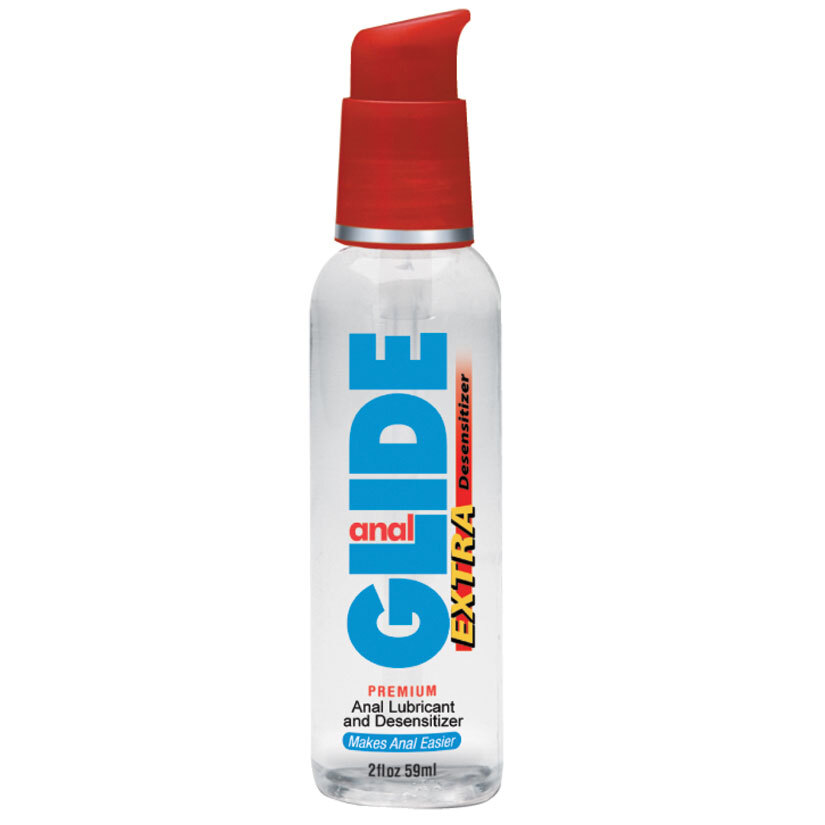 ANAL GLIDE EXTRA PREMIUM SILICONE ANAL LUBRICANT DESENSITIZER  BODY ACTION 2 OZ