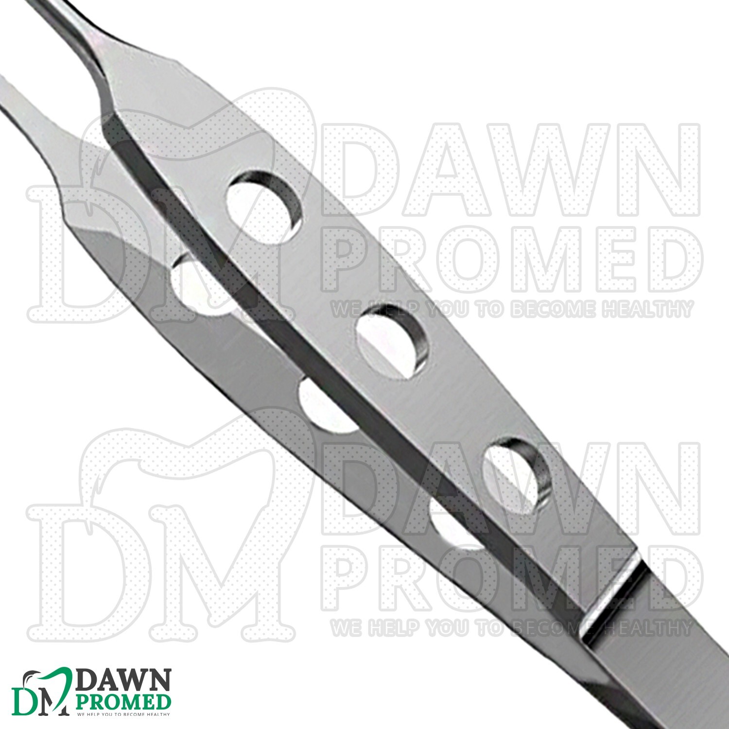 Bishop Harmon Micro Tissue Forceps 1x2 Teeth 0.3mm Delicate 3.5" Eye Instrument