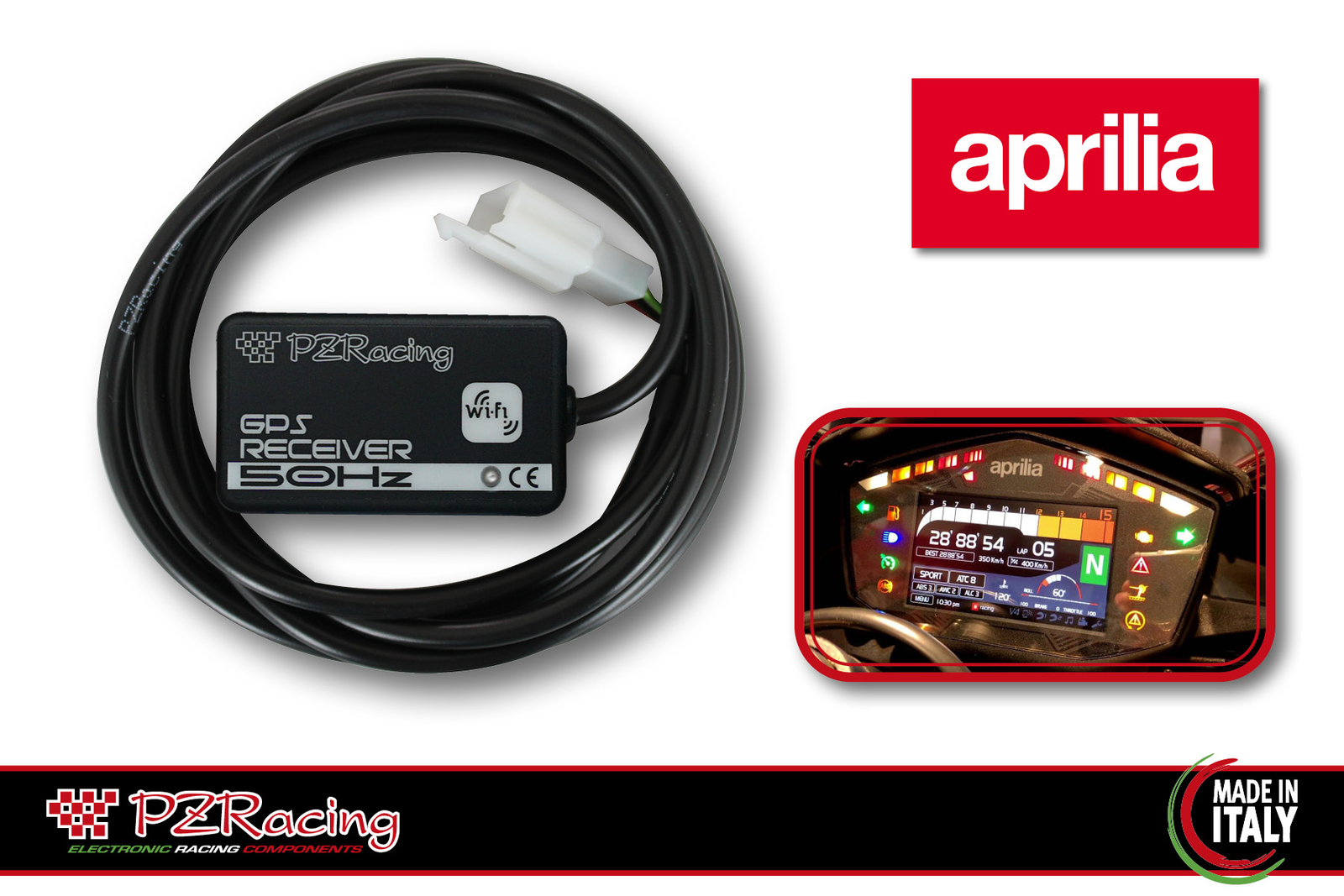 USA AP700 PZRACING GPS RECEIVER 50HZ FOR APRILIA RSV4 RF 2017/18