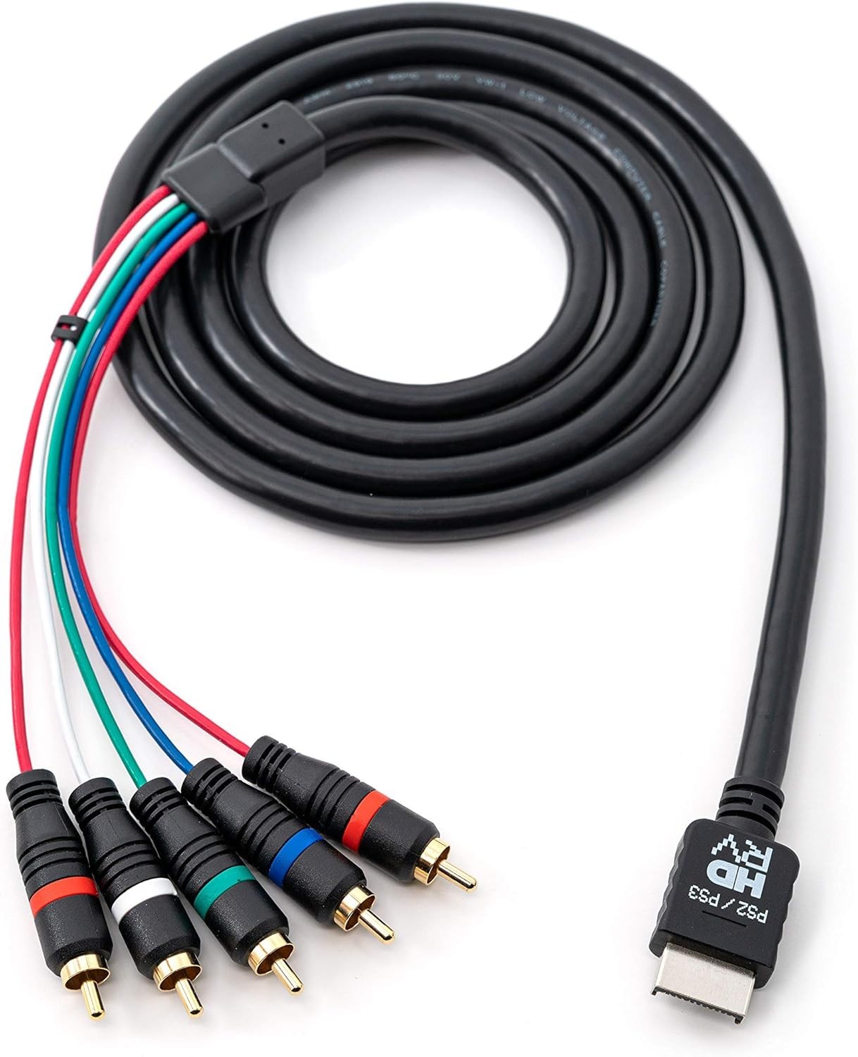 HD Retrovision Component Cable YPbPr for PS2 PS3 HD AV Video Cable