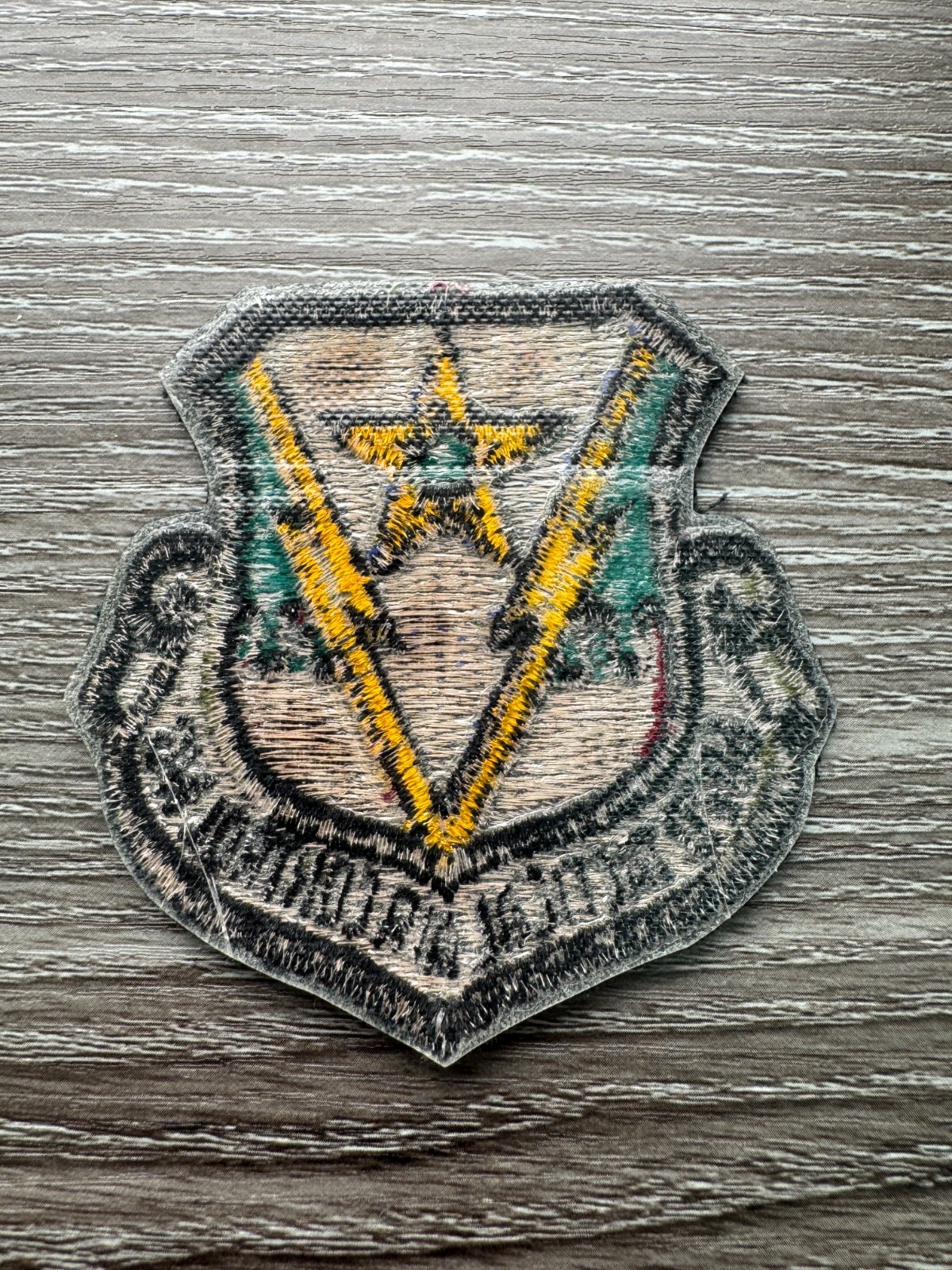Vintage USAF Post VIetnam 6020th Tactical Air Control Wing Patch Subdued