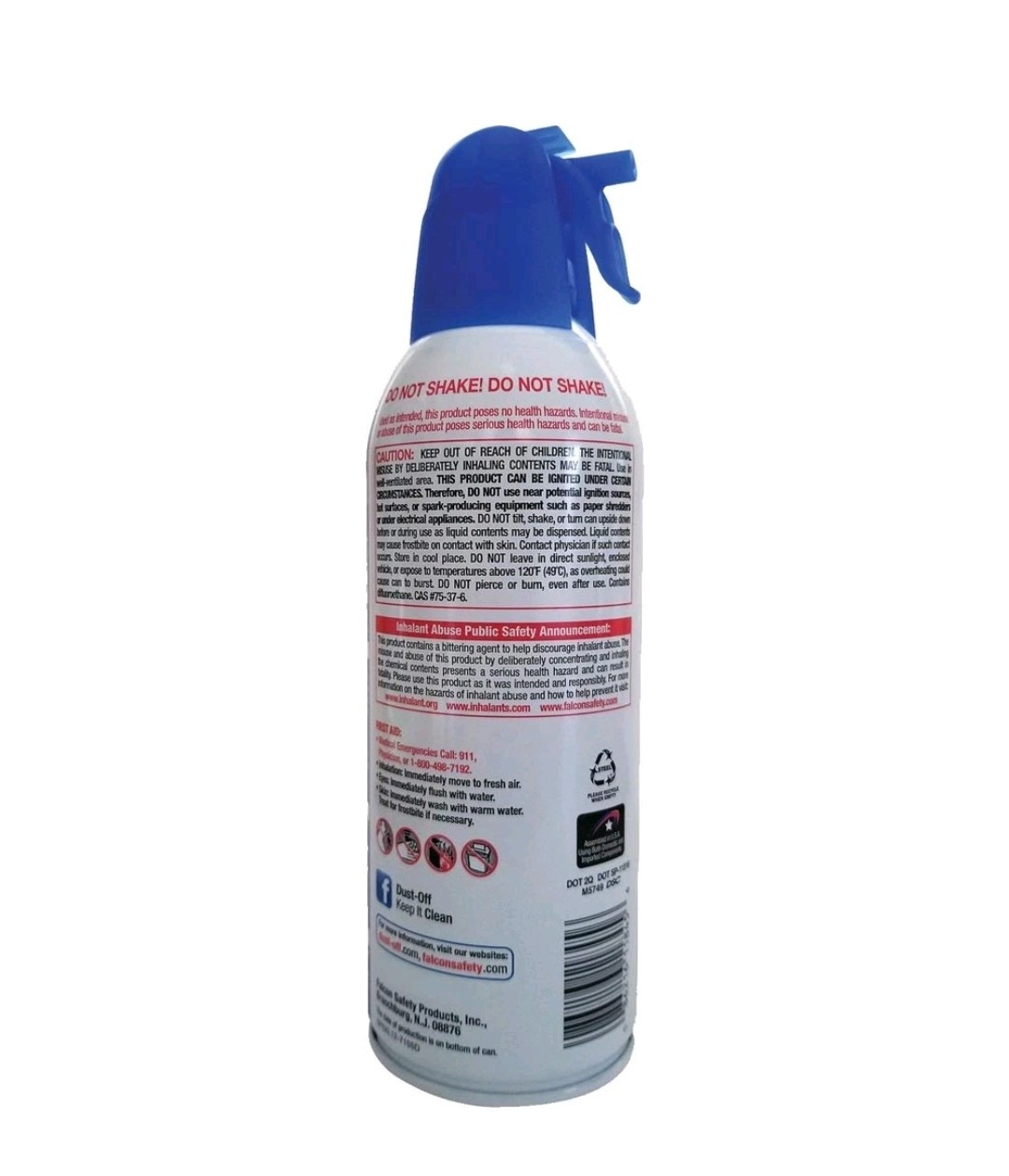 PE Dust-Off® Compressed Gas Duster (2 Pack) 12 OZ each