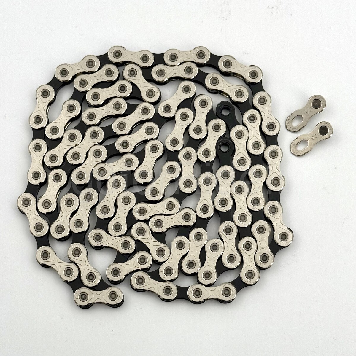 KMC X12 Silver/Black Bike Chain 12 Speed 116L for Road/MTB Bike w/Missing Link