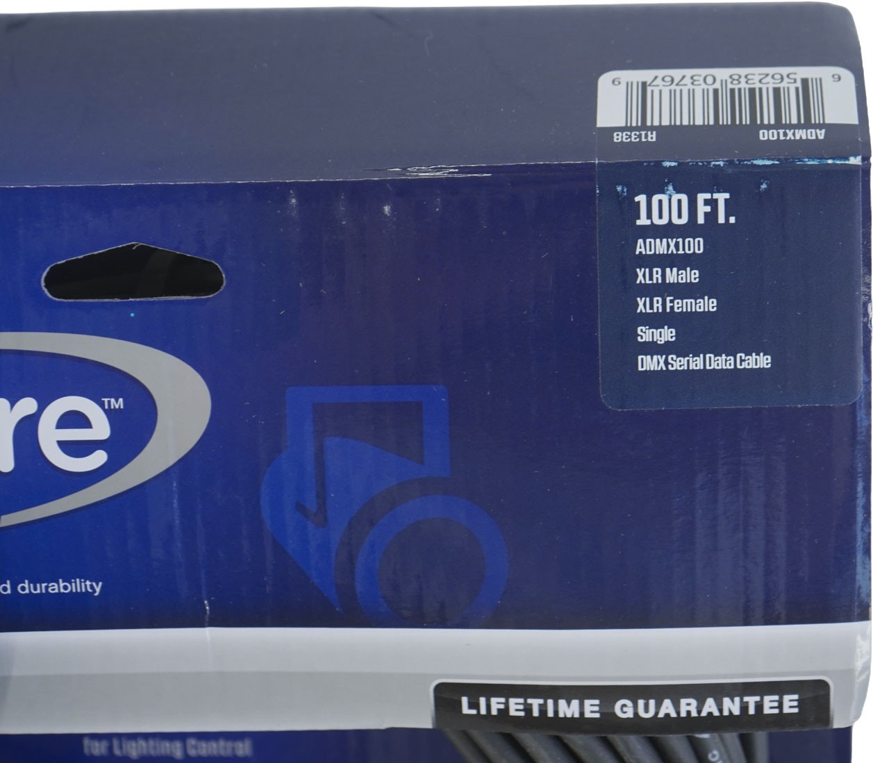 Livewire Advantage DMX Serial Data Lighting Cable 100 ft. Black - ISSUE
