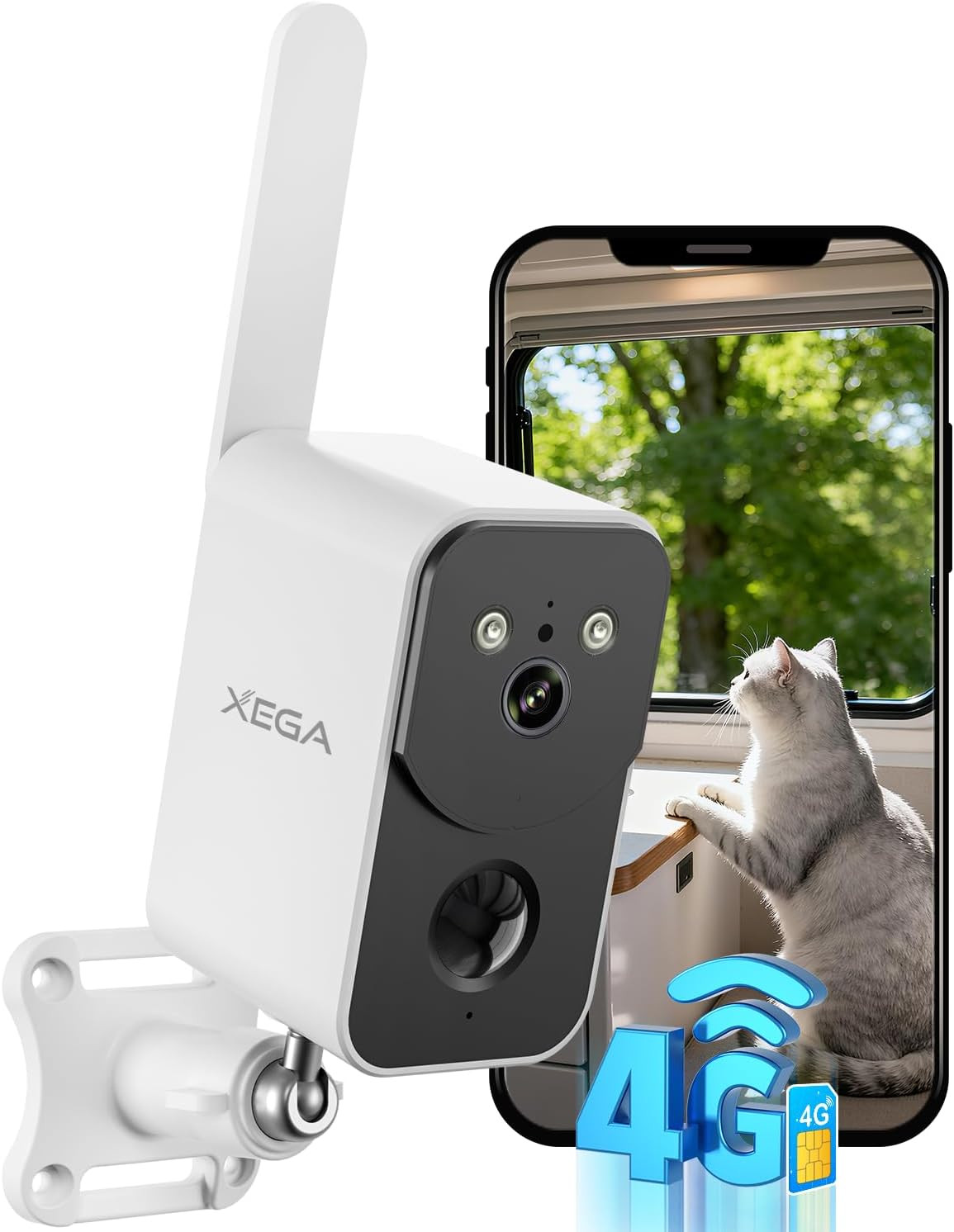 4G LTE Camara De Seguridad 24/7 Sin Wifi Para Casas Exterior Con SIM En Oferta