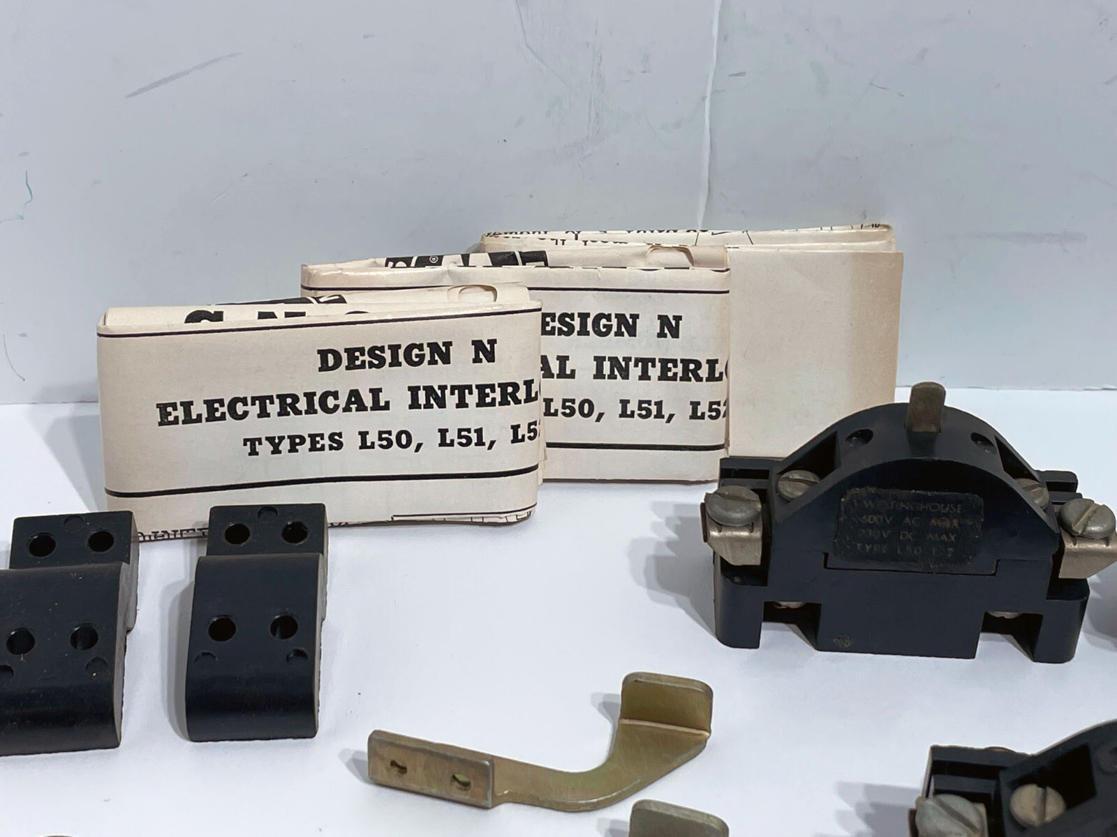 1 Lot of  Westinghouse Contactors Type L50-1-2 Partial Kits