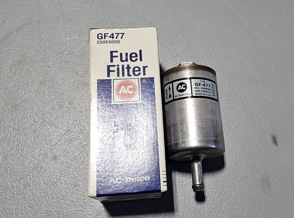 GENUINE GM ACDELCO GF477 FUEL FILTER 25055002