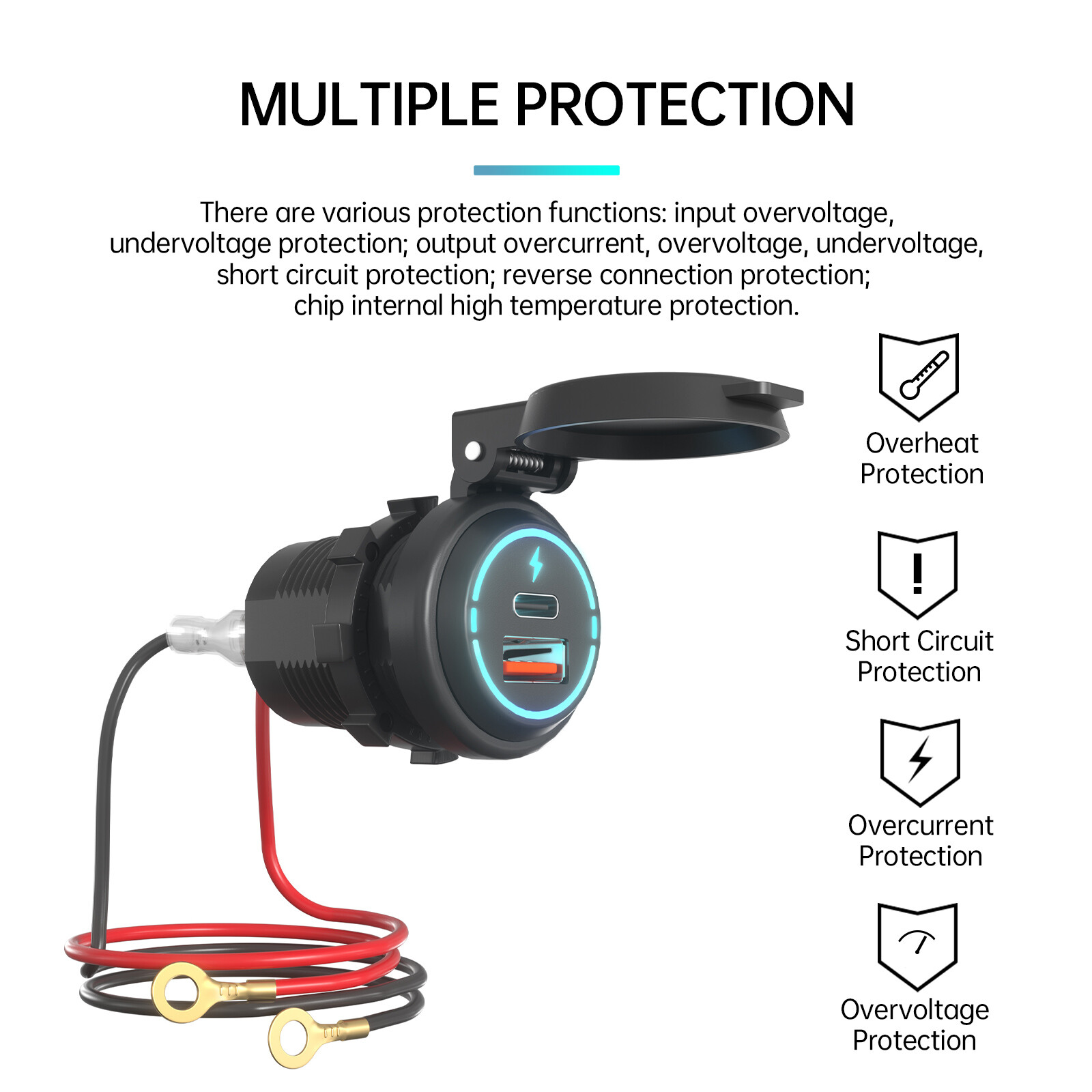 Fast Charger Car Adapter Dual USB For iPhone Samsung Android Cell Phone