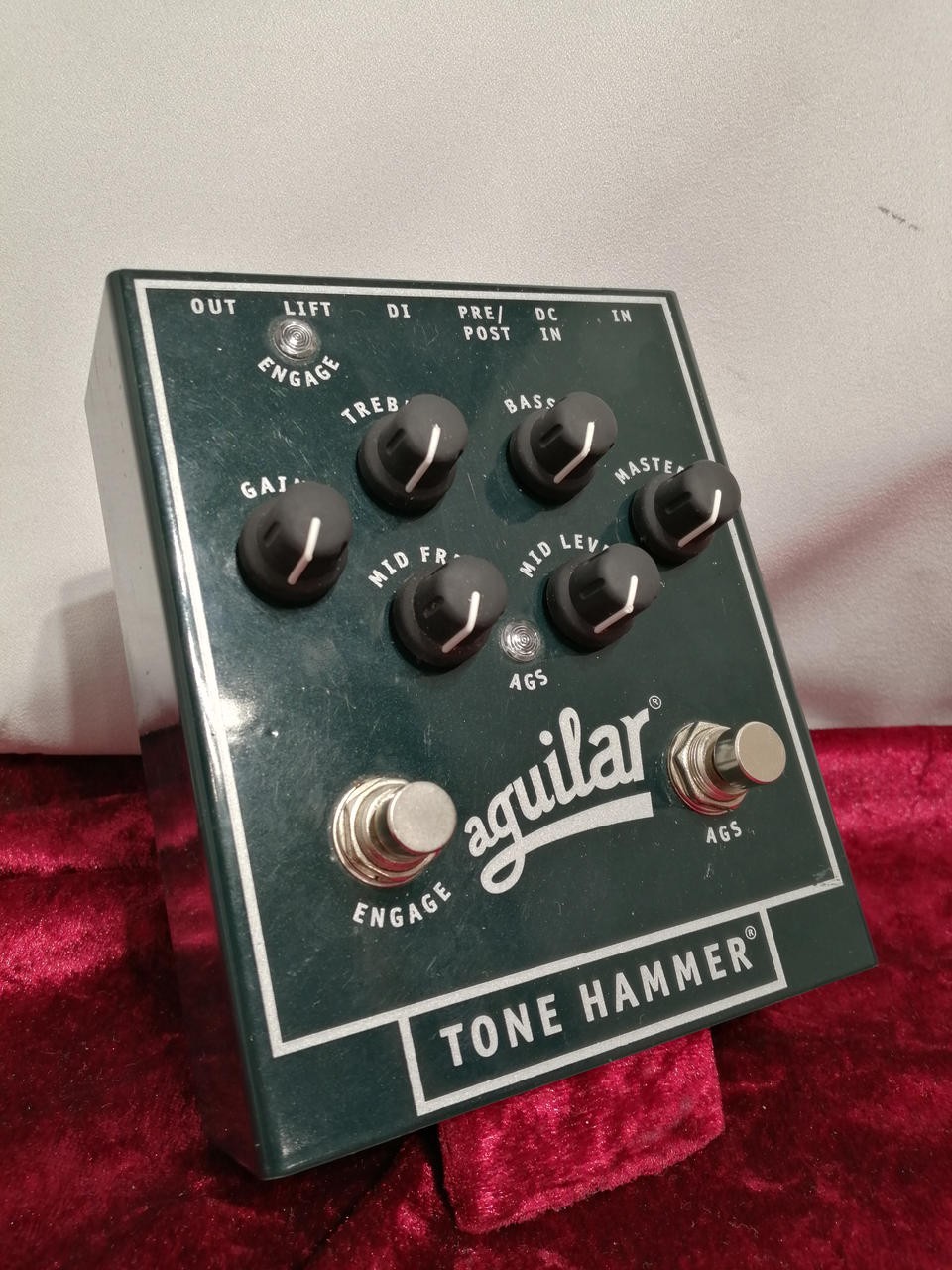 AGUILAR TONE HAMMER Bass Preamp Direct Box Pedal AGS Circuit Tested TMB02 2.0
