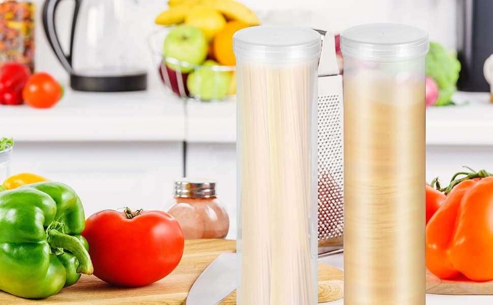2Pcs Clear Cylinder Cookie Containers Airtight Cookie Holder Stora Box