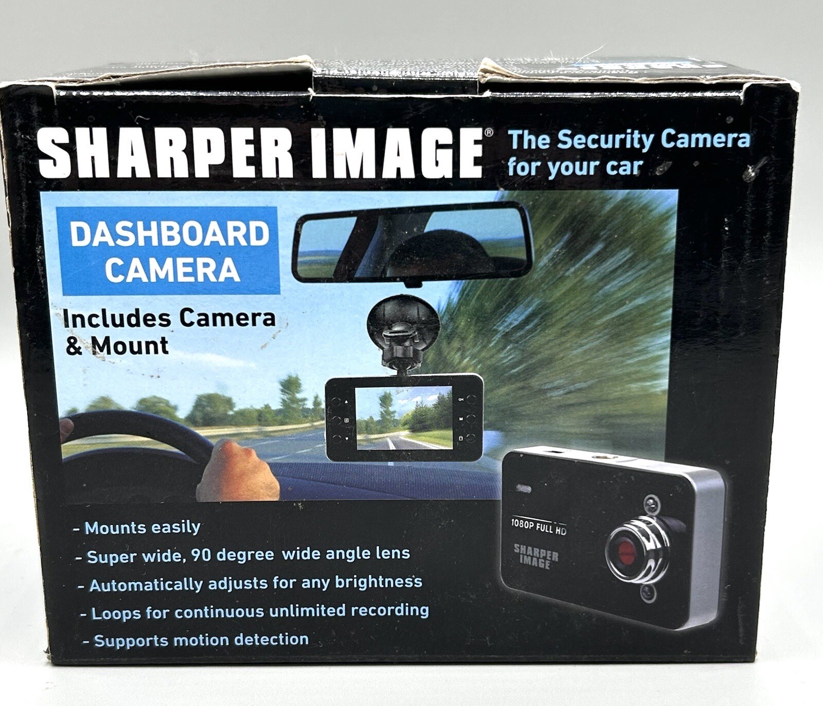 2018 Sharper Image Dashboard Security Camera & Mount (SI-AA15)