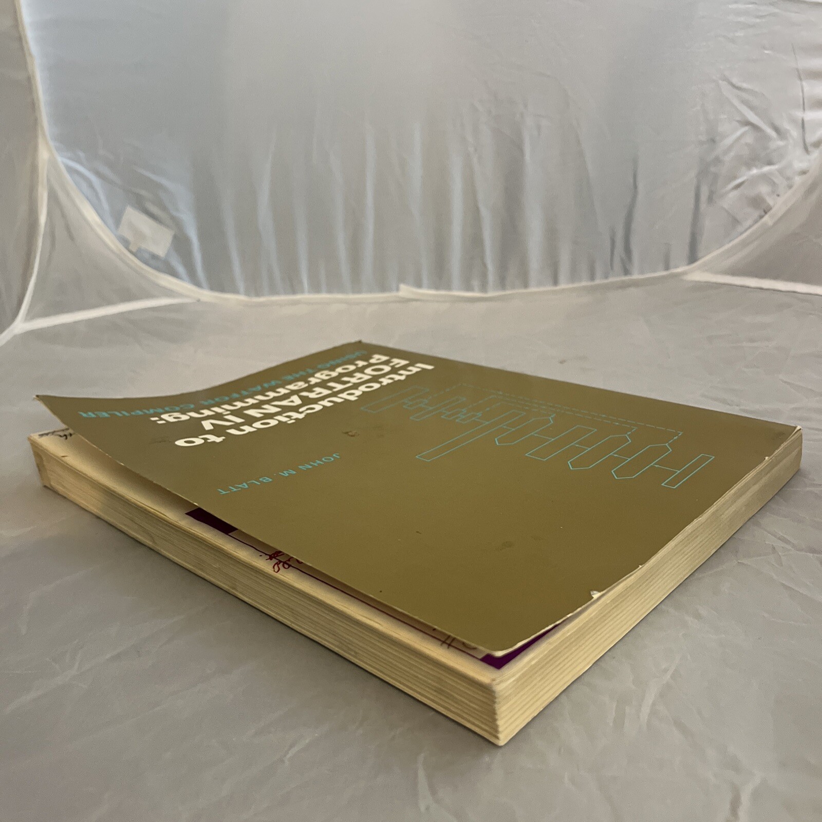 1968 Introduction to Fortran IV Programming Softcover Book John M. Blatt