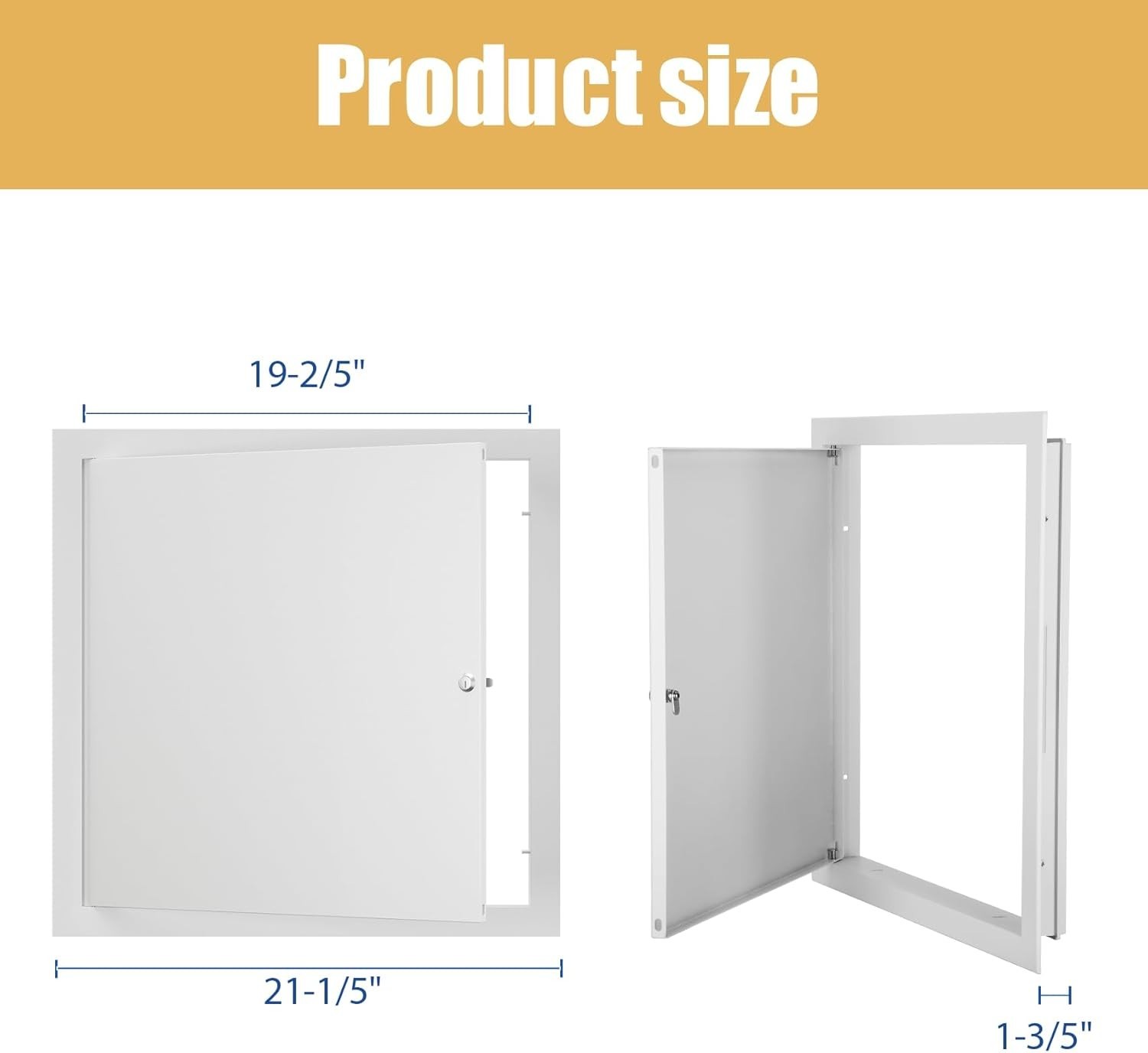 Thicken 1mm 20 x 20 Access Panel for Drywall,Attic Door, Ceiling Access Panel...