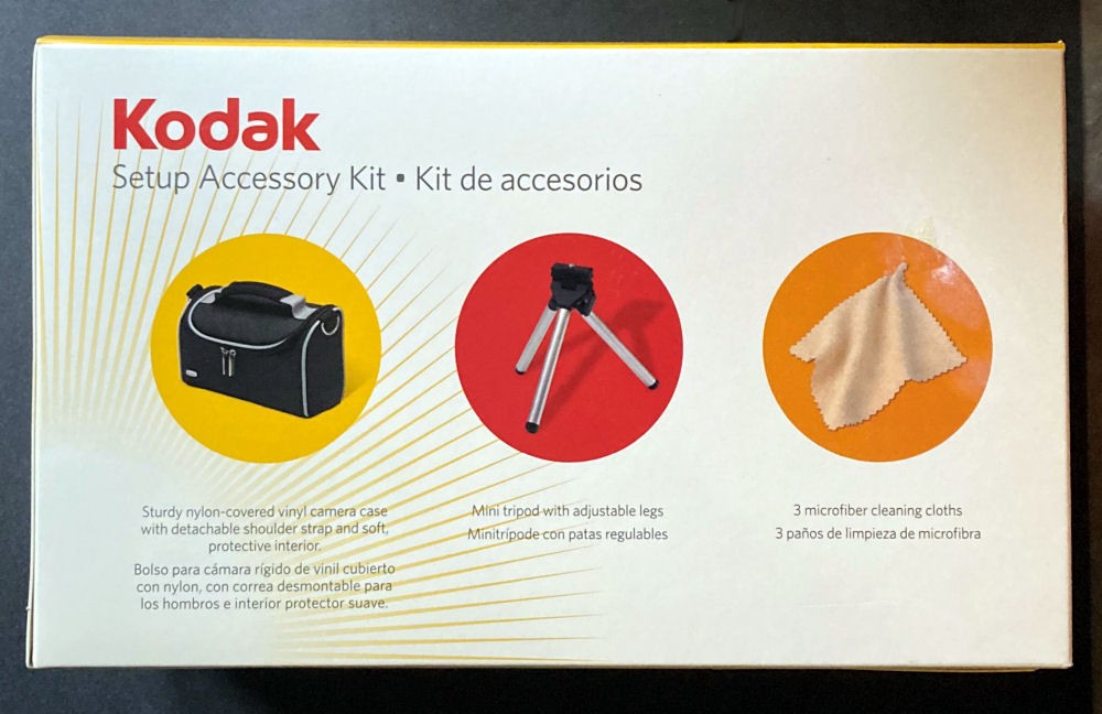 NEW sealed Kodak Setup Accessory Kit Carrying Camera Case w/Strap Mini Tripod