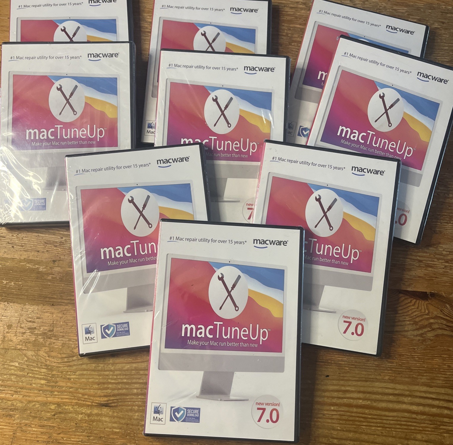 Macware MacTuneUp 7.0.3 Lot 10 New Sealed Software Apple Computer Reseller Lot