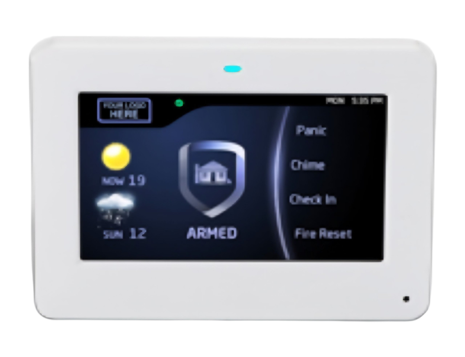 DMP 7872-WBOA Touch LCD Keypad 4 Zones Prox Reader White Security Alarm Panel