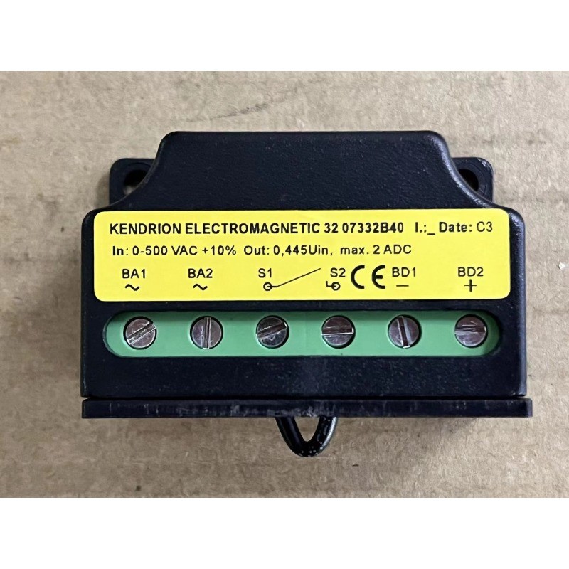Replace KENDRION rectifier 32 07332B40 0-500VAC 0.445Vin 2ADC