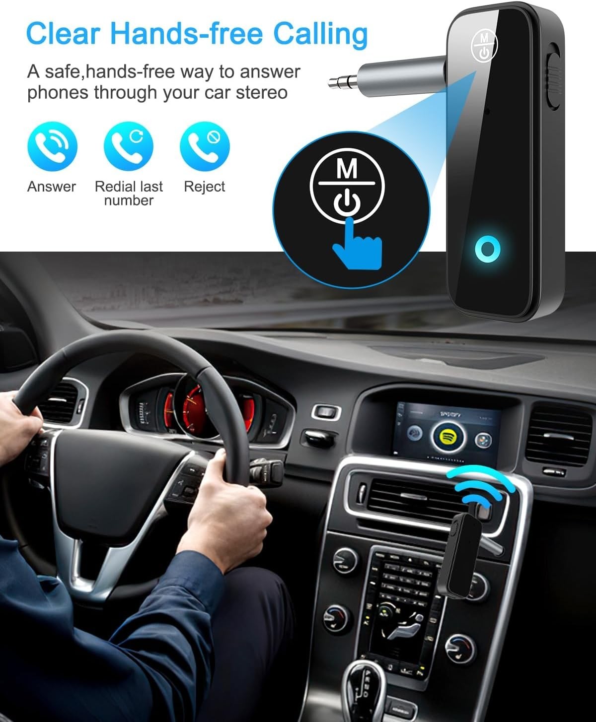 Portable Bluetooth Receiver-Transmitter for Seamless Audio Streaming on the Go