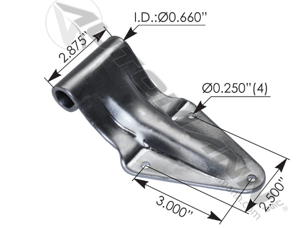 Trailmobile 023-00008 Trailer Door Hinge, 3 Hole