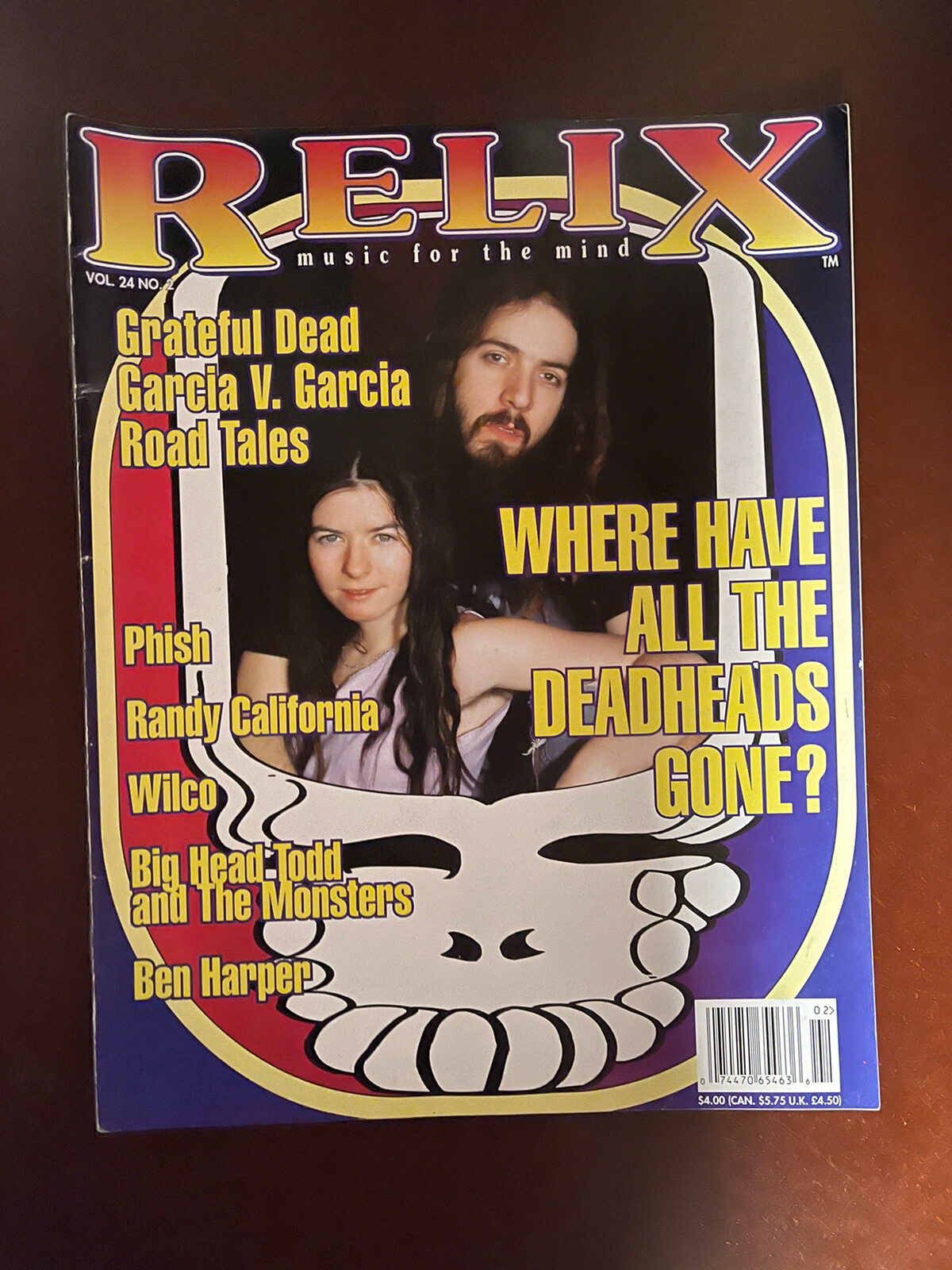1990’s RELIX MAGAZINE THE GRATEFUL DEAD JERRY GARCIA PHISH